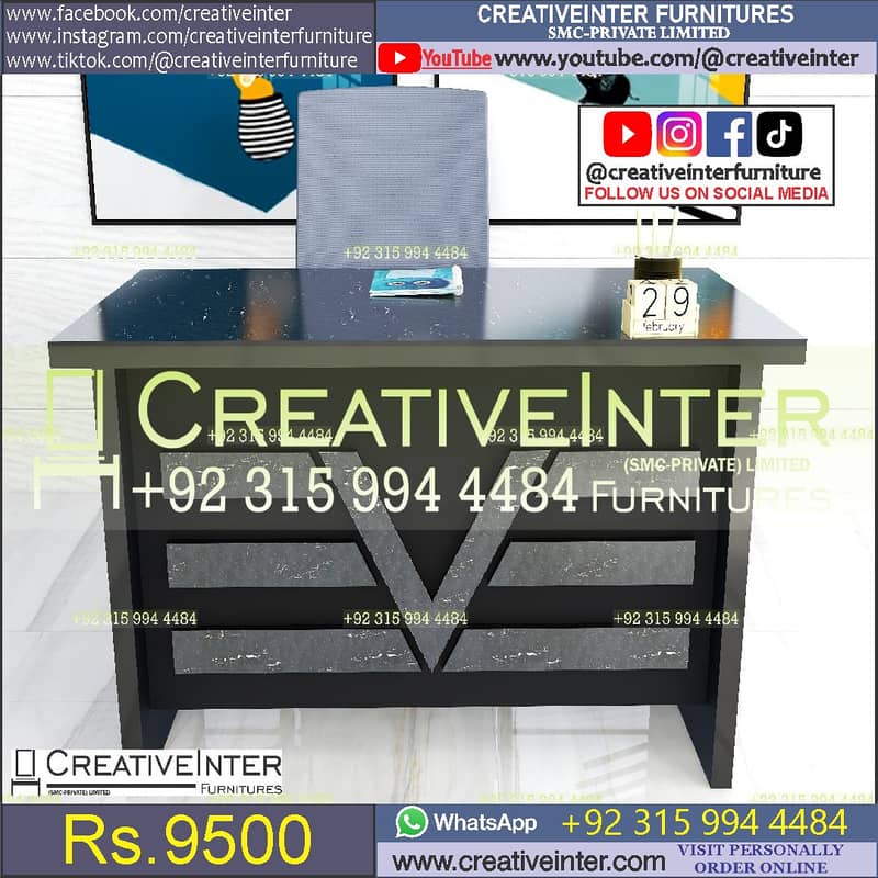 Office Executive table Chair Conference Reception Manager Table Desk 6