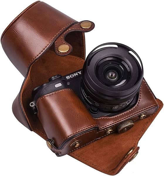 Camera A6400/6500 Leather Case 3