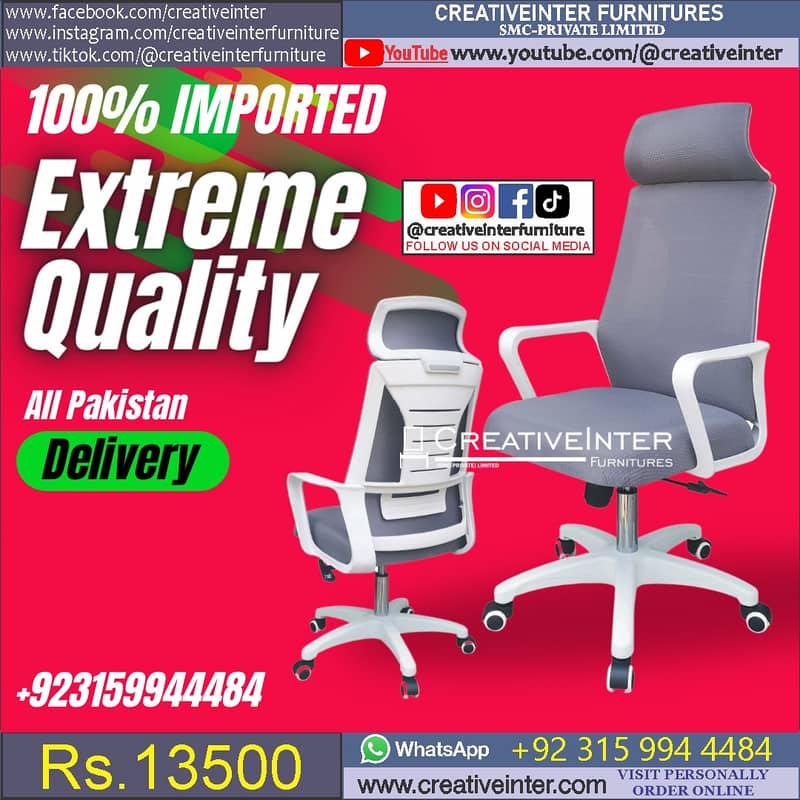 Office chair table CEO Executive Mesh Desk Staff Visitor Sofa Manager 8