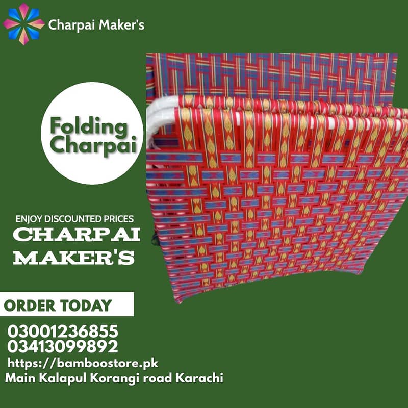 folding charpai/unfolding charpai/sleeping bed/iron charpai in karachi 9