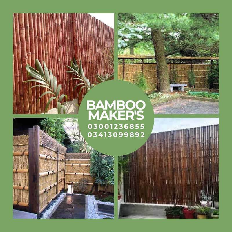 Jaffri walls/bamboo work/bamboo huts/animal shelter/parking shades 3