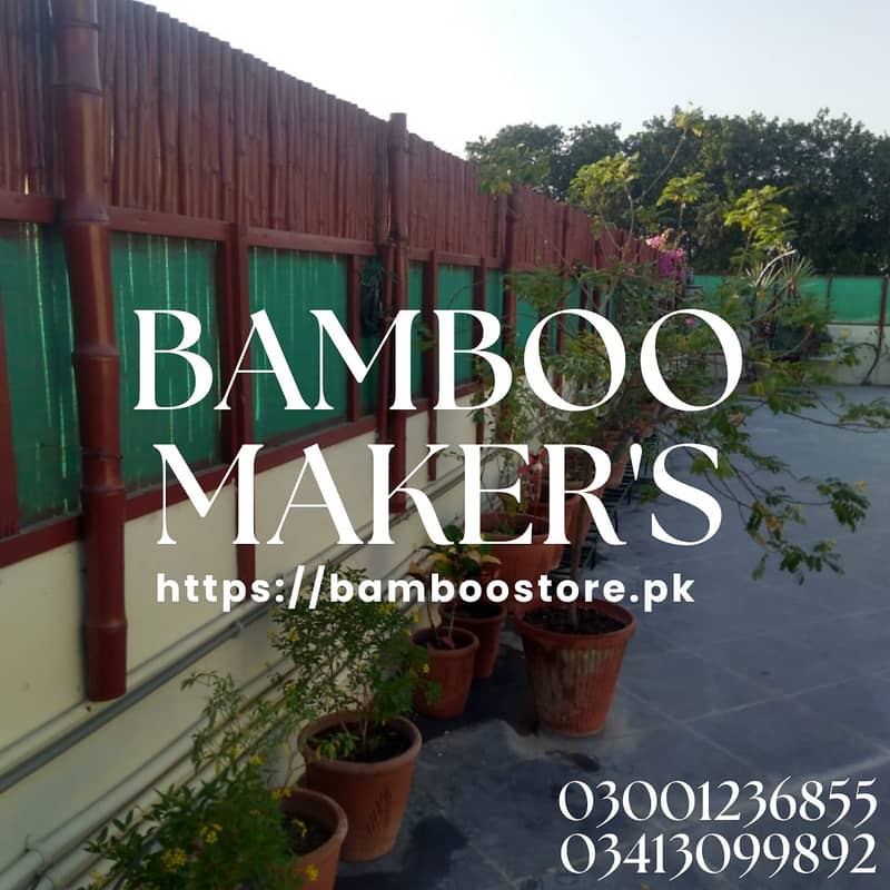 Jaffri walls/bamboo work/bamboo huts/animal shelter/parking shades 8