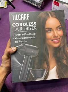 tilcare hair dryer cordless for sale