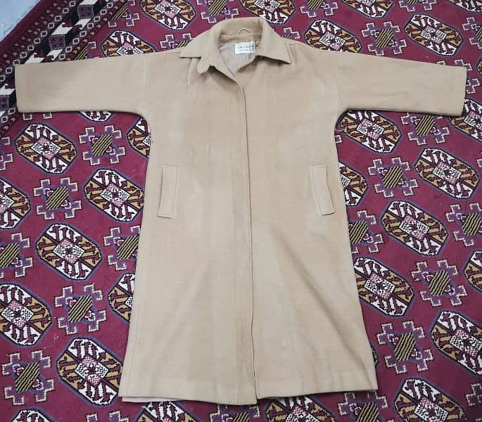 Pure Wool Imported Long Coat 1