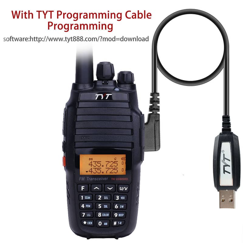 TYT TH-UV8000D Walkie Talkie 10W Long Range radio set high quality set 3