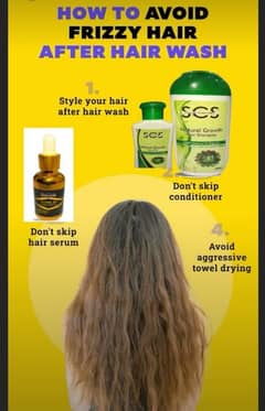 shampoo, hair serum