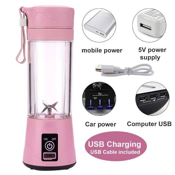 Mini Juicer Portable Blender Fruit Milkshake Handheld Electric juicer 1