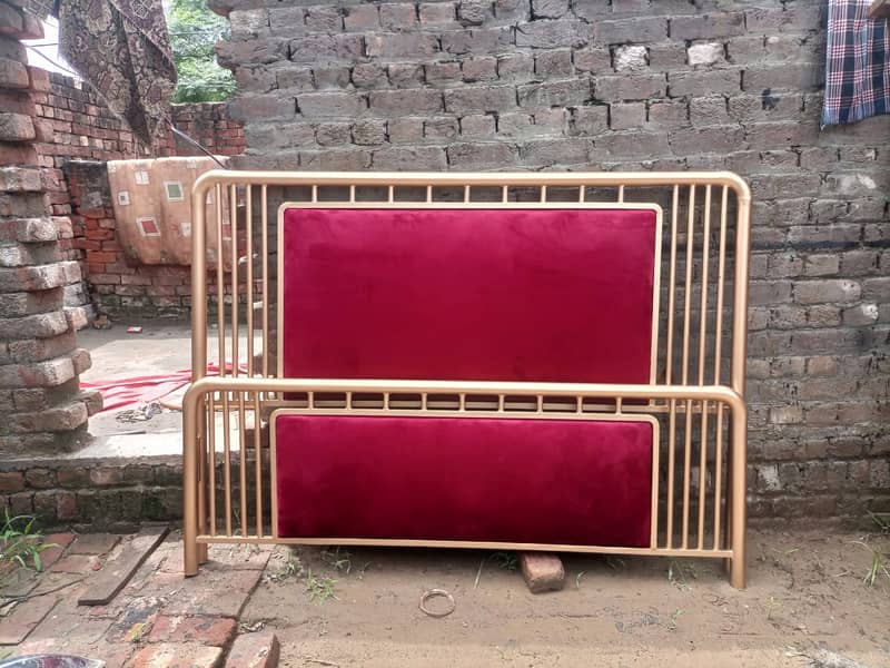double bed/Single Bed / Iron Bed/steel bed/furniture 16