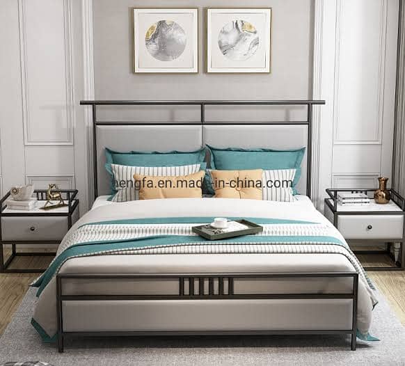 double bed/Single Bed / Iron Bed/steel bed/furniture 2