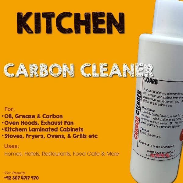"KITCHEN OIL/CARBON CLEANER" 1