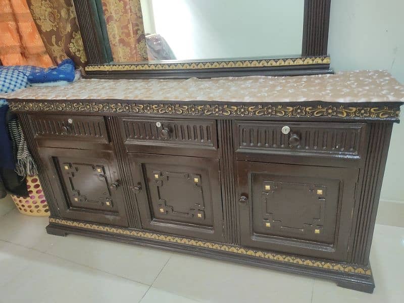 pure wooden sheesham bed 4