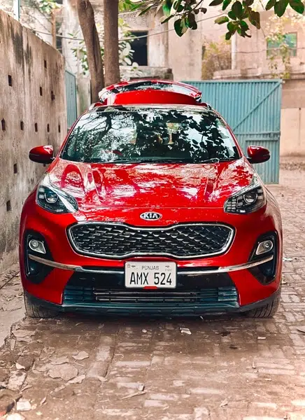 kia Sportage (AWD) 2021 Model - 2022 Invoice in Maroon/Red Colour