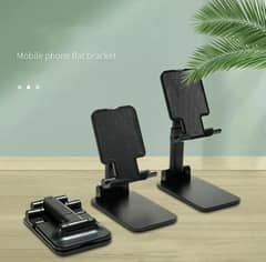 Portable Mobile Stand, Brand New, Black Colour, Foldable Mobile Stand