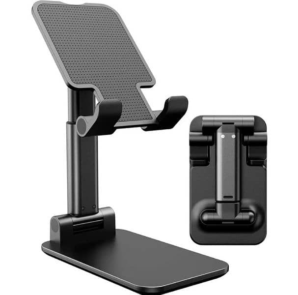 Portable Mobile Stand, Brand New, Black Colour, Foldable Mobile Stand 1