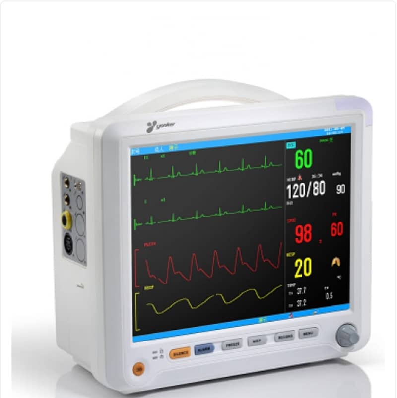 Patient Cardiac Monitor Vital Sign Monitor, BP apparatus, Saturation. 5