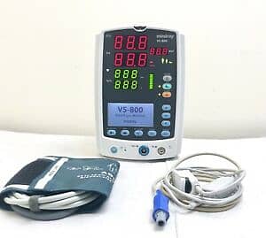 Patient Cardiac Monitor Vital Sign Monitor, BP apparatus, Saturation. 7