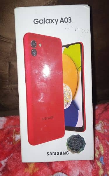 Galaxy A03 Sumsung With Box & Charger 1