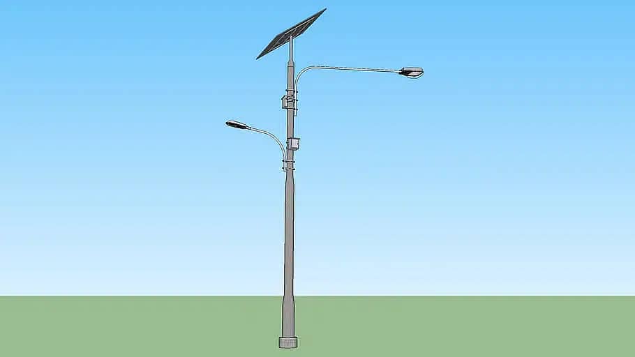 Street Lighting Poles Solar poles structural towers overhead line pole 4