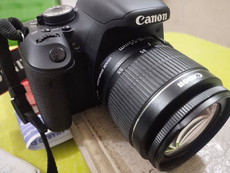 canon  600 d camera   with 18 _55 lense with memory  card 3