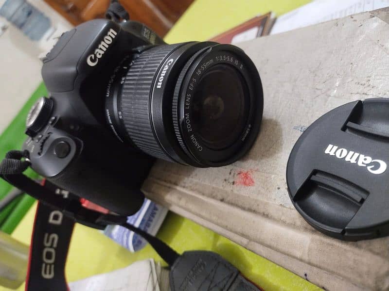 canon  600 d camera   with 18 _55 lense with memory  card 4