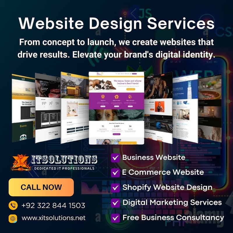 Wordpress Web Designing | Web Development services | Shopify eCommerce 5