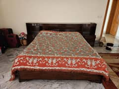 Queen Bed with Spring Mattress
