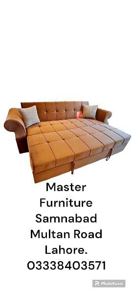 master Molty foam wooden sofa cum bed life time guarantee 2