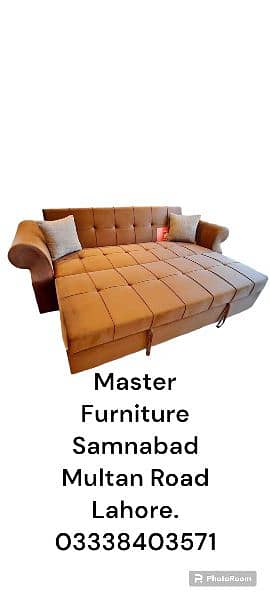 master Molty foam wooden sofa cum bed life time guarantee 1