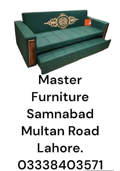 master Molty foam wooden sofa cum bed life time guarantee 4