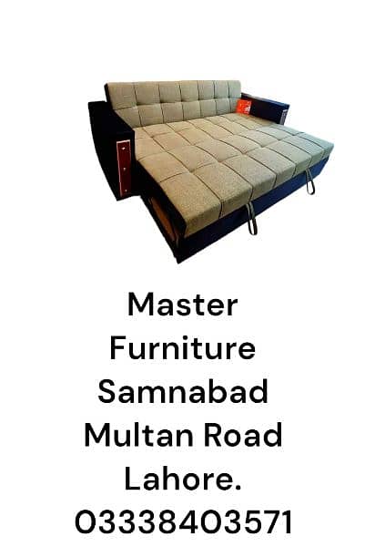 master Molty foam wooden sofa cum bed life time guarantee 6