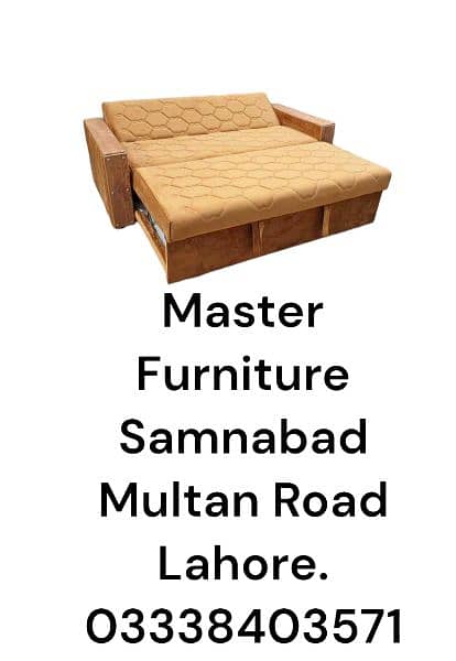 master Molty foam wooden sofa cum bed life time guarantee 7