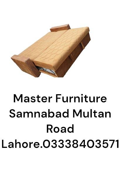 master Molty foam wooden sofa cum bed life time guarantee 9