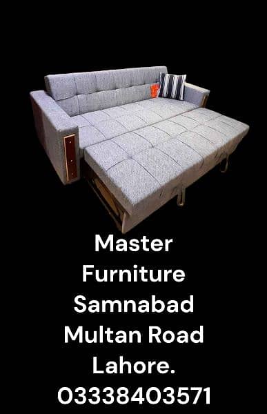 master Molty foam wooden sofa cum bed life time guarantee 10