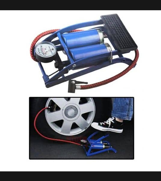 Double Cylinder Foot Pump Hand Pump Air Pump Air Compressor Ca 0