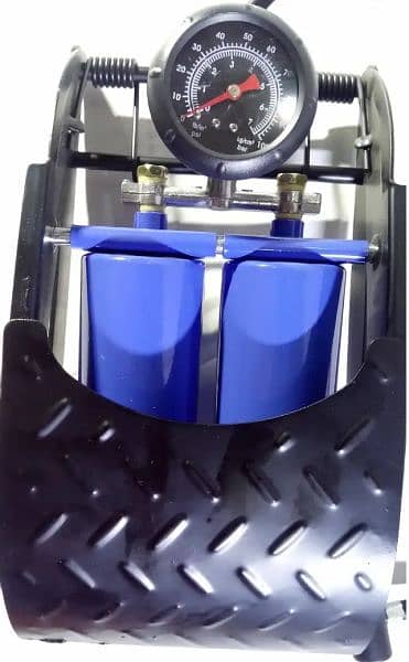 Double Cylinder Foot Pump Hand Pump Air Pump Air Compressor Ca 8