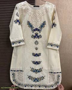 embroidered kurta with trouser 0