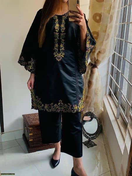 embroidered kurta with trouser 5