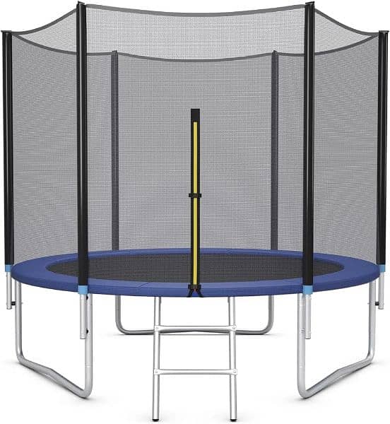 Trampoline, 8FT 10FT 12FT 14FT 15FT 16FT Trampolines Safety Net Ladder 1