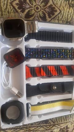Apple watch ultra 2 with 10 straps plus cover