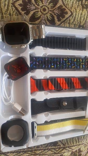 Apple watch ultra 2 with 10 straps plus cover 0