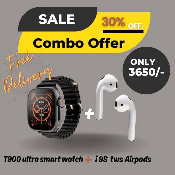 T900 ultra watch big Display at special discount 9