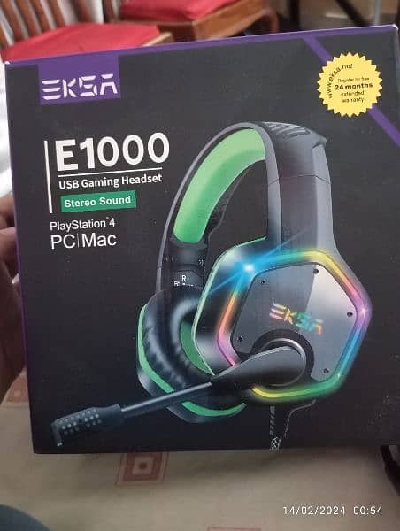 Eksa RGB Gaming Headphones 0