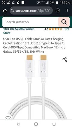 MacBook pro 13 inche charging cable 10 feet long 0