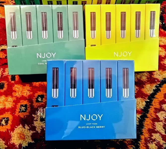 Njoy Loop Coils | 10 Coils in 1 box | Blue black berry Available only. 1