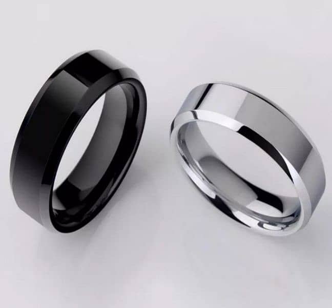 Unisex Titanium Challa Ring pack of 2 0