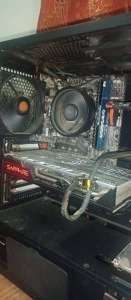 and Ryzen 5 2600 Rx 580 8gb sapphire nitro 12gb ram gaming pc 4