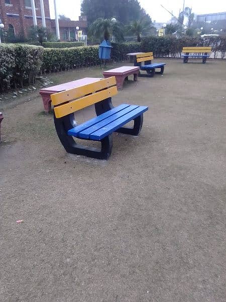 Cement, Concrete Bench, Chair and table for outdoor garden 15