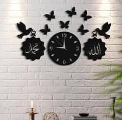 3D Wooden Wall Clock 40 inches Wall Clock