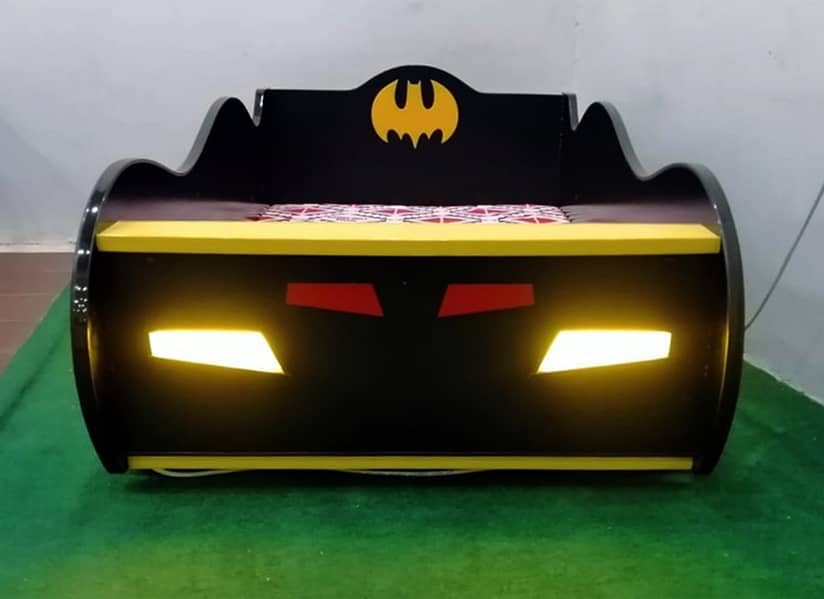 Car Bed Batman shape with light for Bedroom Sale , Factory Outlet 1