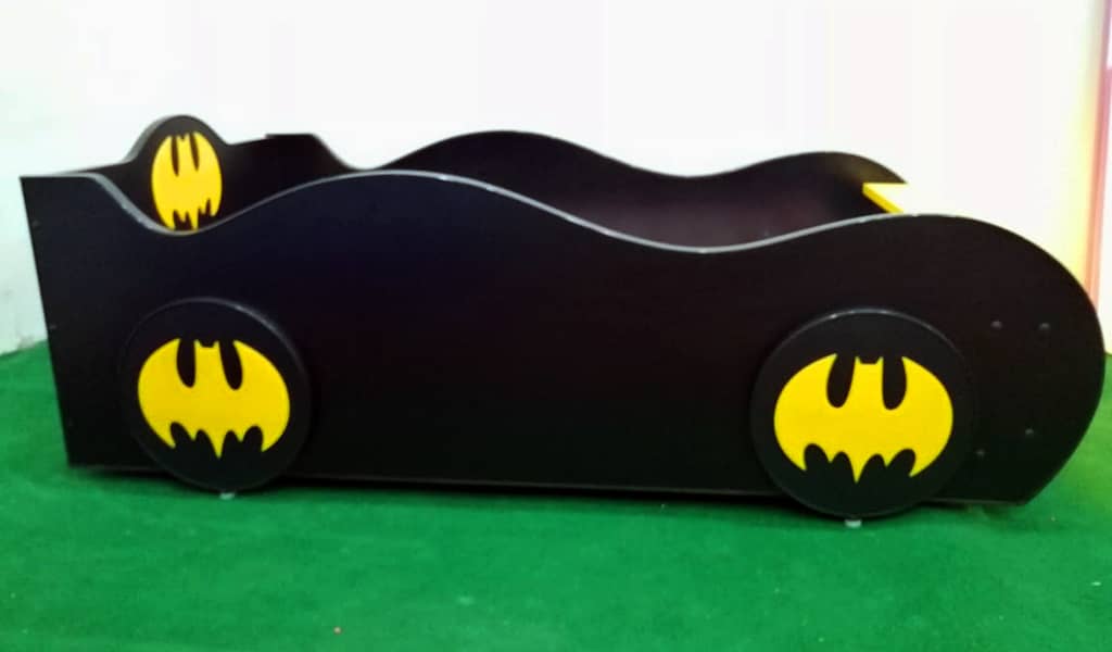 Car Bed Batman shape with light for Bedroom Sale , Factory Outlet 3
